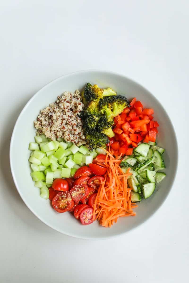 Photo Of Sliced Vegetables On Ceramic Plate. Naturopath for Gut Health