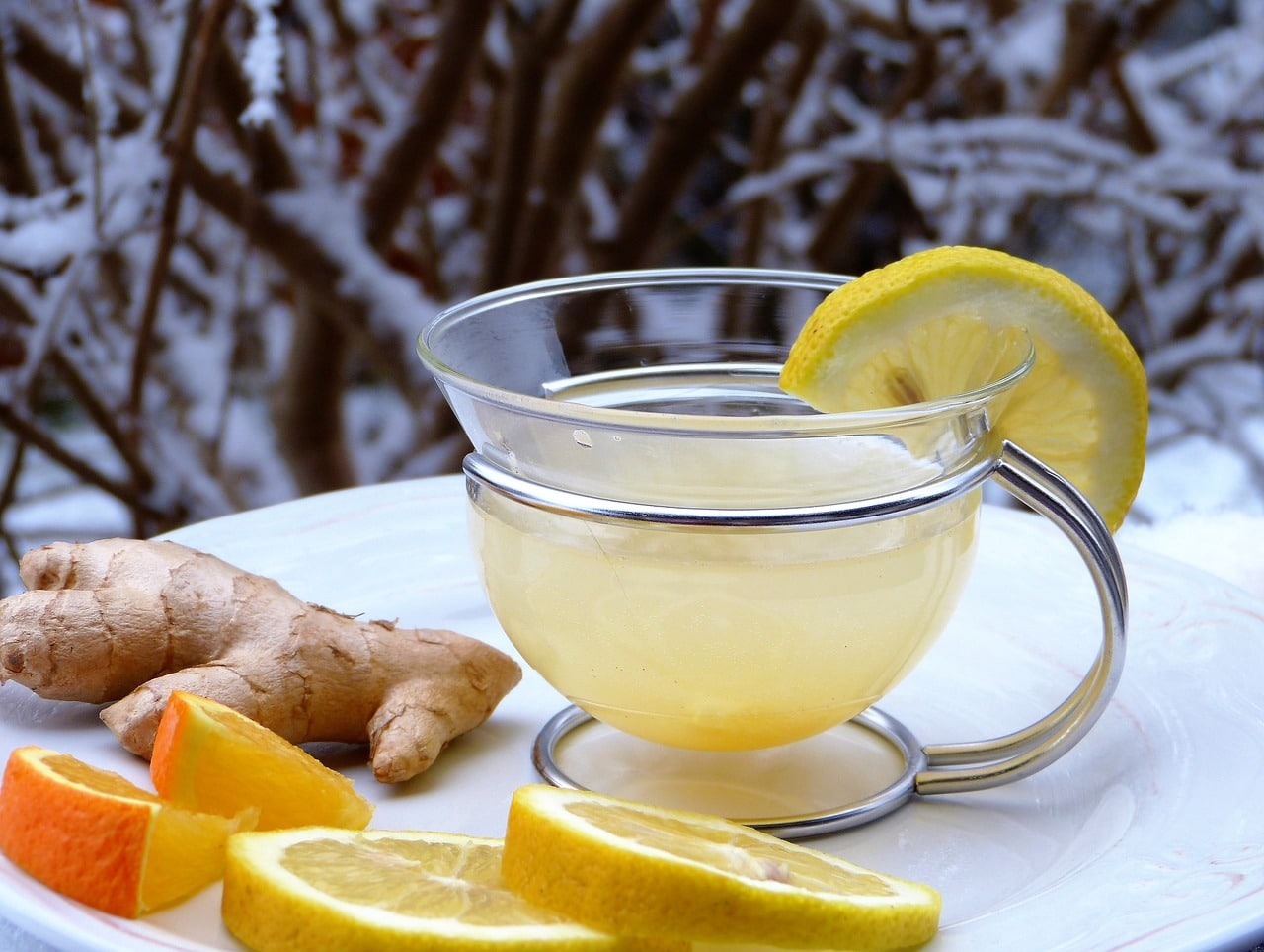 Lemon, ginger, orange drink. Naturopath Redcliffe at Brisbane Livewell Clinic