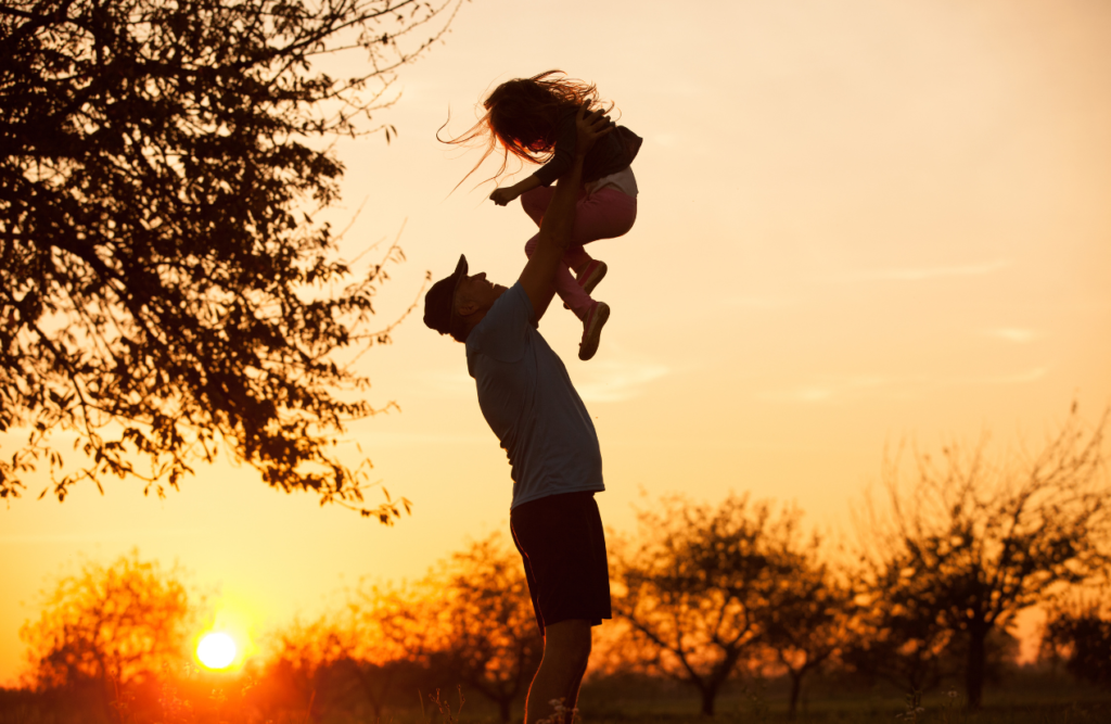 Father and daughter enjoying their bond. Power of Hypnosis. Brisbane Livewell Clinic